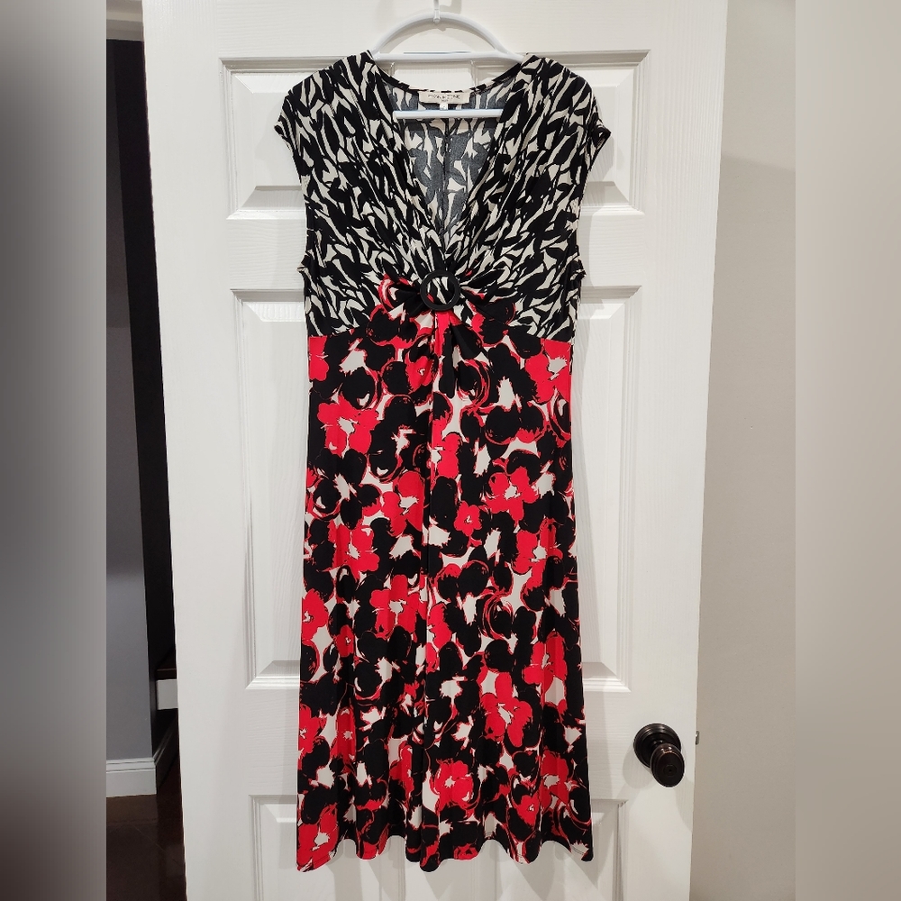 Evan Picone Cap Sleeve Dress Size 12